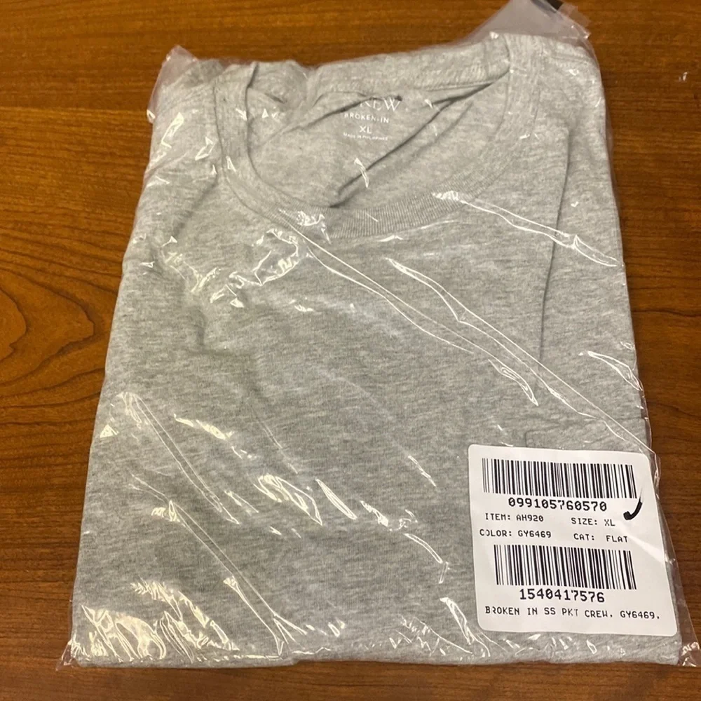 J Crew Broken-in short-sleeve pocket T-shirt item Ah920